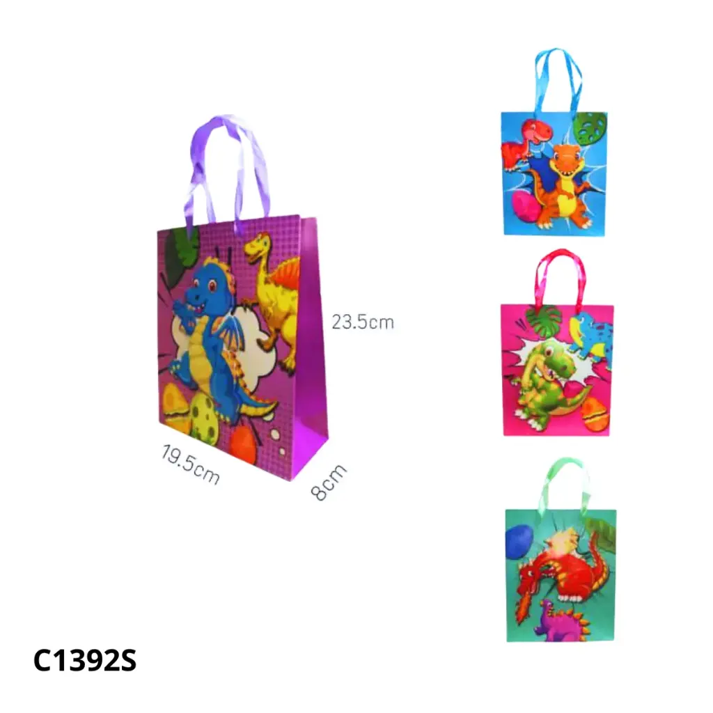 BOLSA DE REGALO DINOSAURIOS C1392S