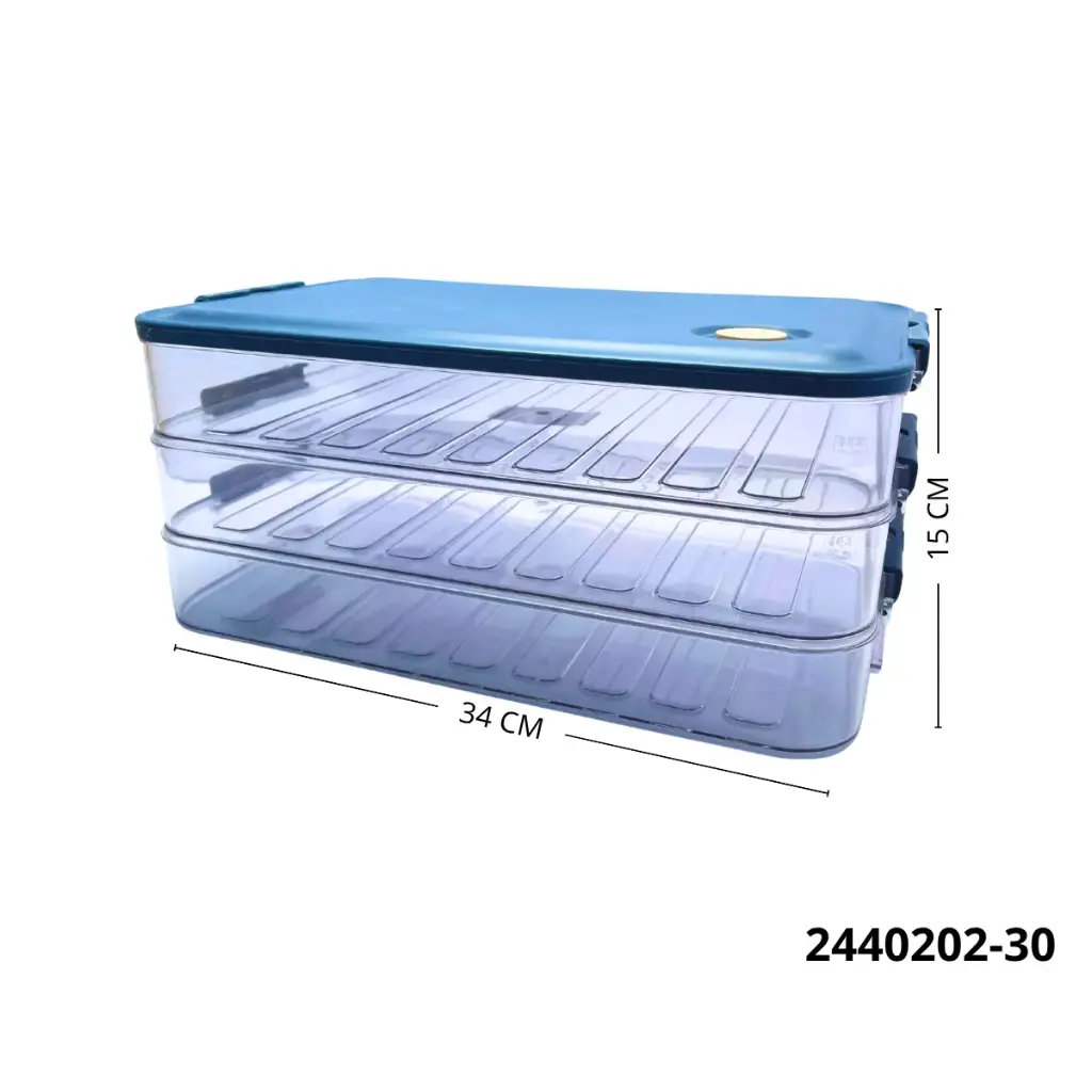 CAJA OGANIZADOR DE ALIMENTO PARA NEVERA （33.7*21.3*15cm 2440202-30