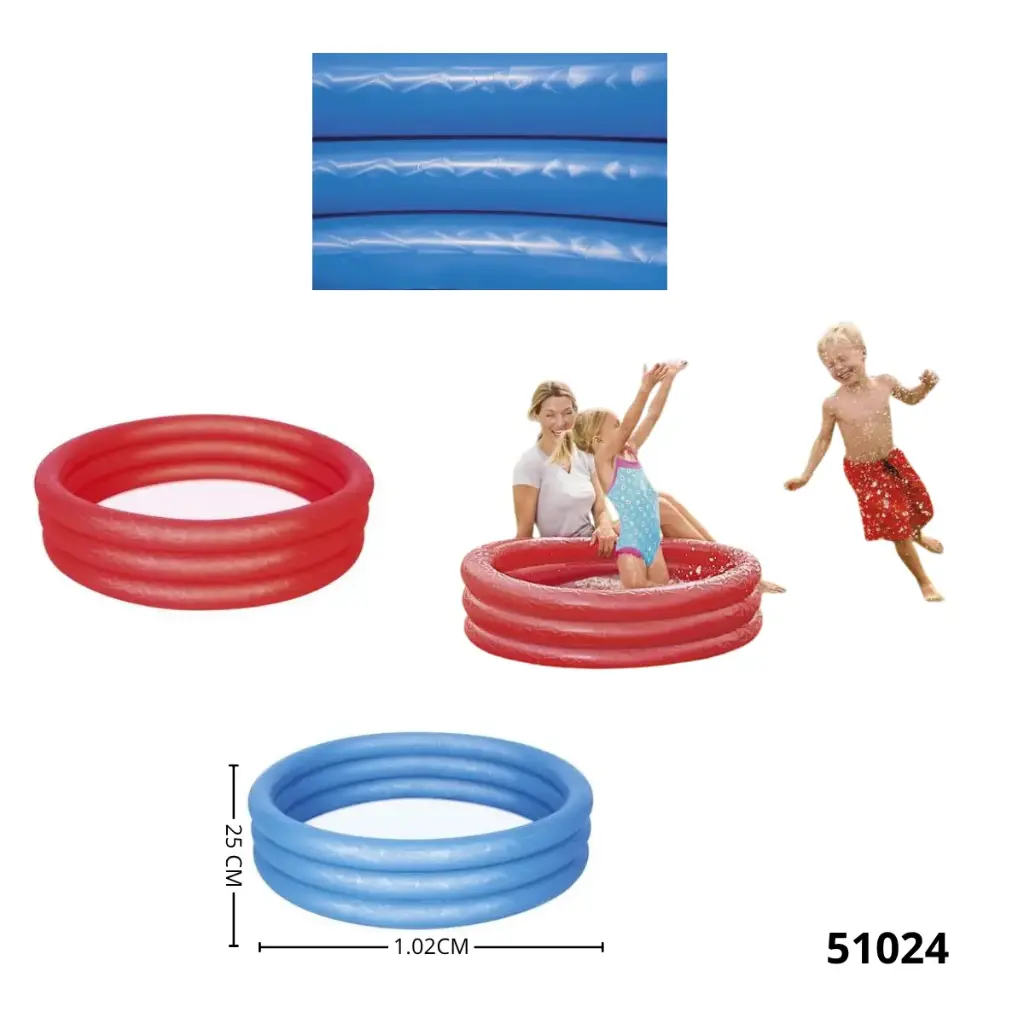 PISCINA 3 AROS 40X10X1.02mx25cm 51024