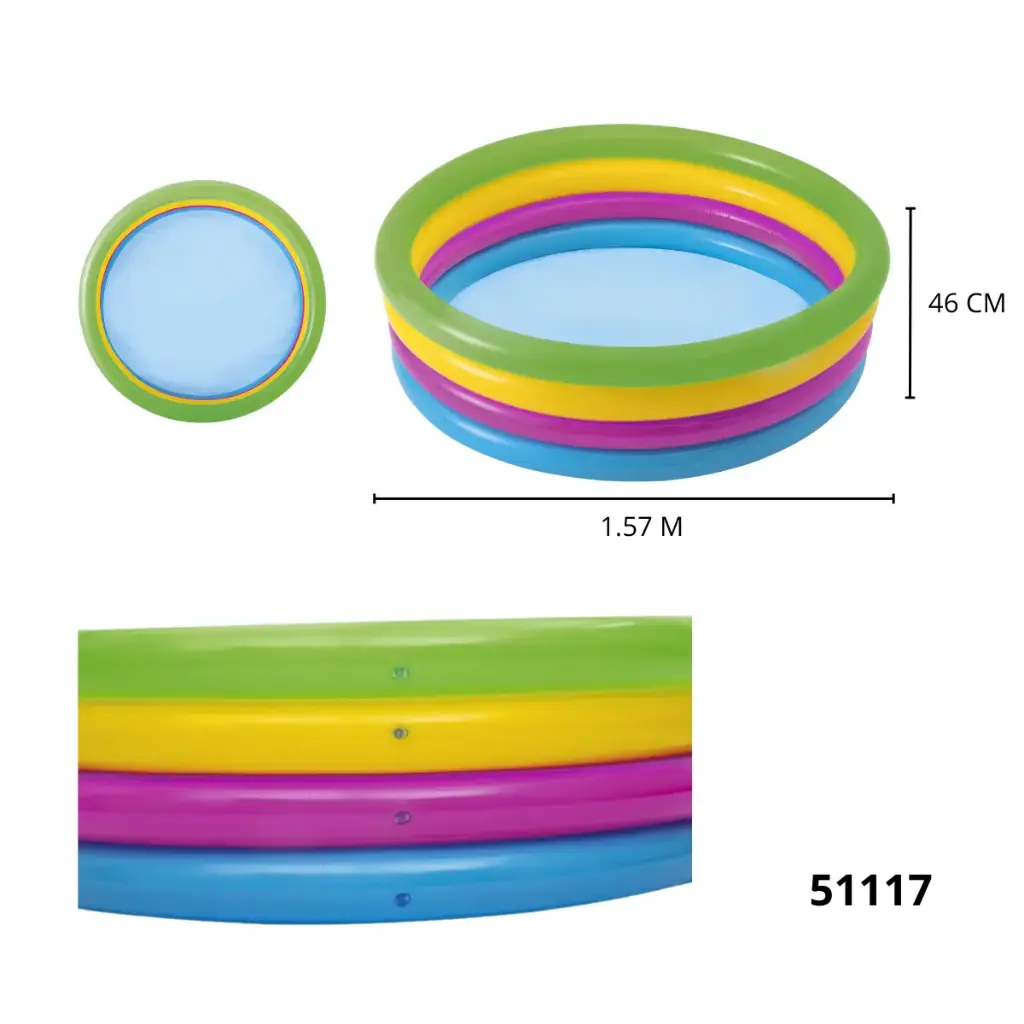 PISCINA 4 AROS 157 X 46CM 51117