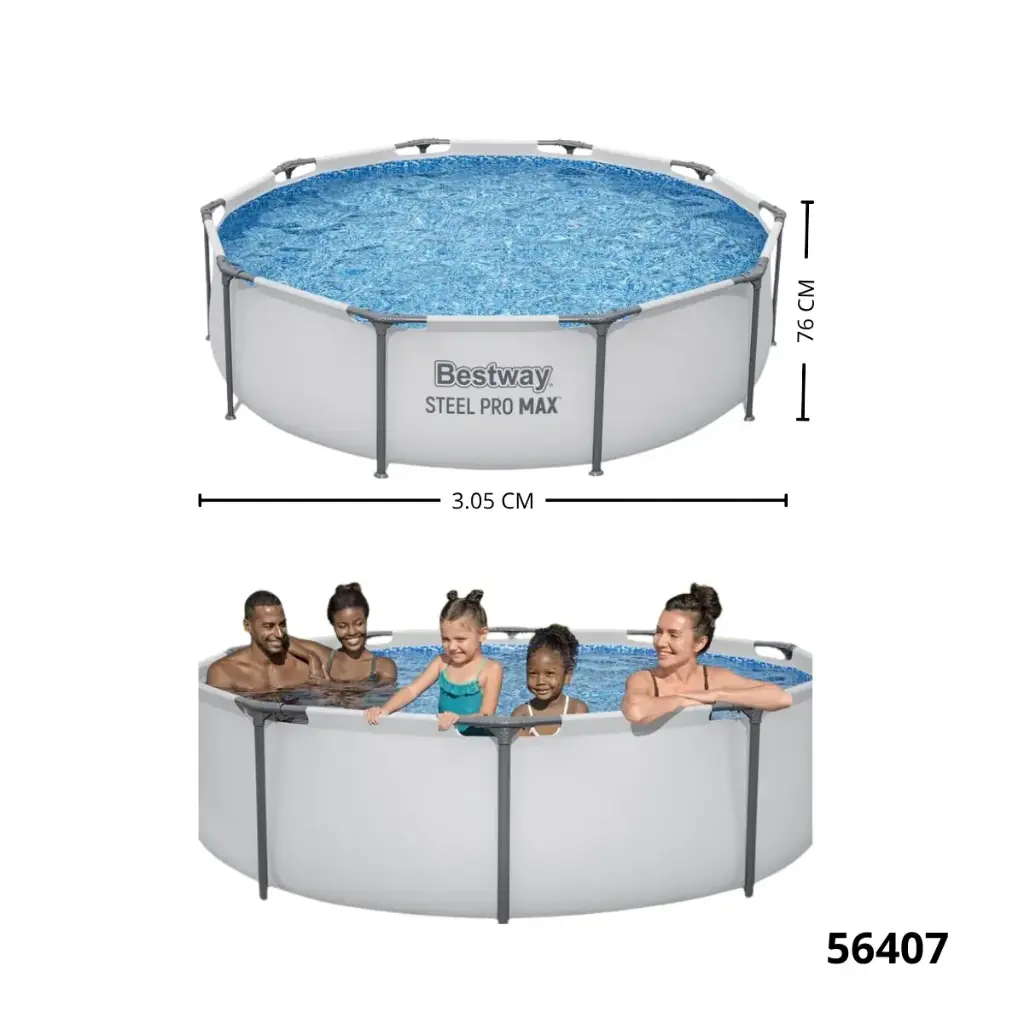 PISCINA ESTRUCTURAL CIRCULAR /3.05m x 76cm 56407