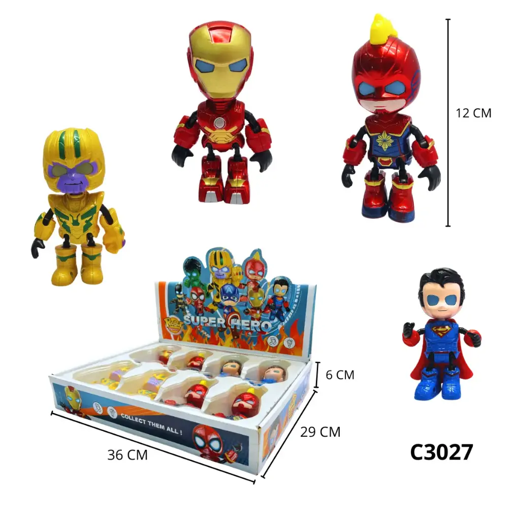 CAJA HEROES X 8 C3027