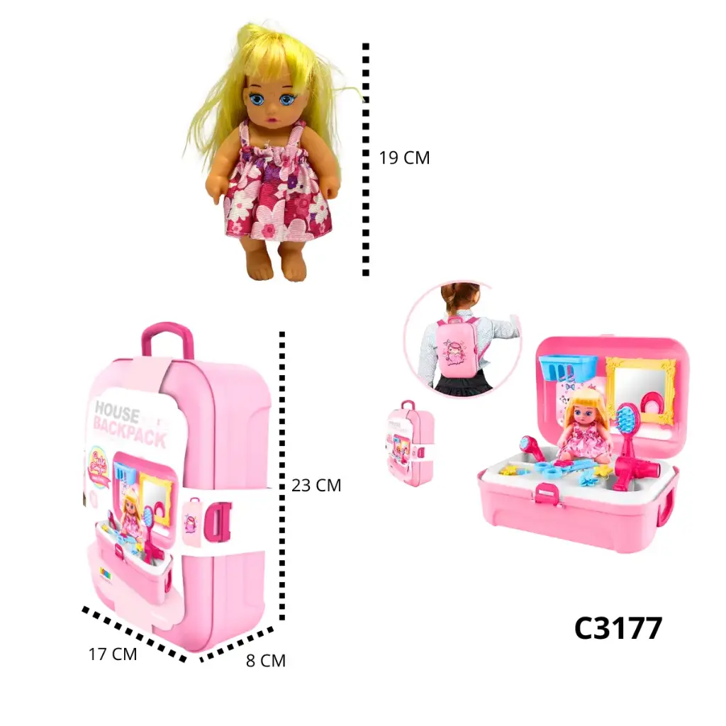 PELUQUERIA MUNECA C3177
