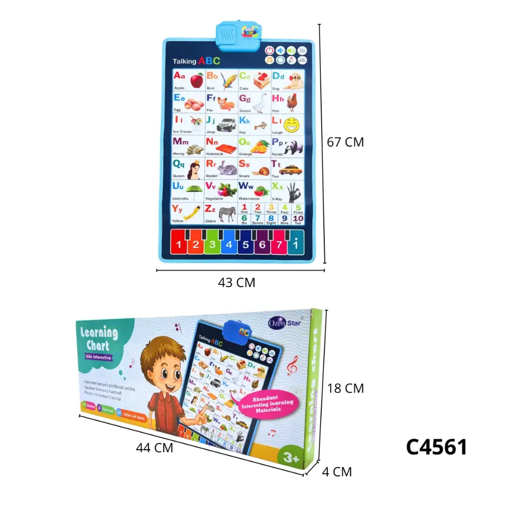ABECEDARIO INGLES MUSICAL C4561