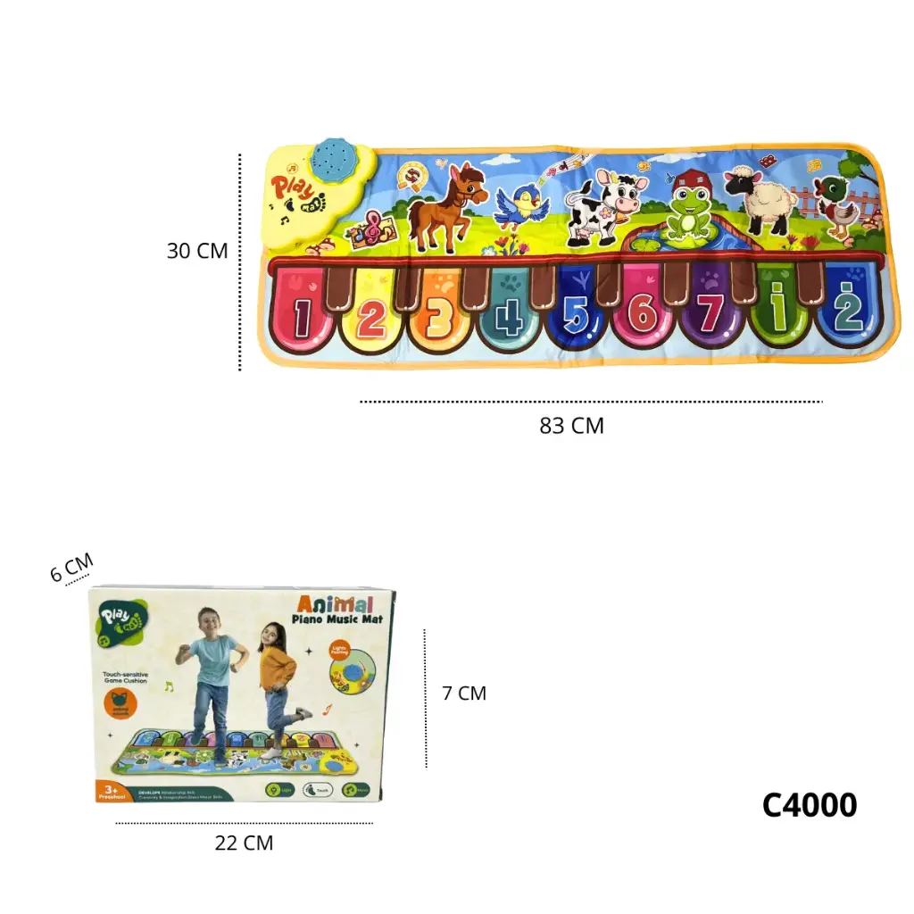 TAPETE PIANO INFANTIL C4000