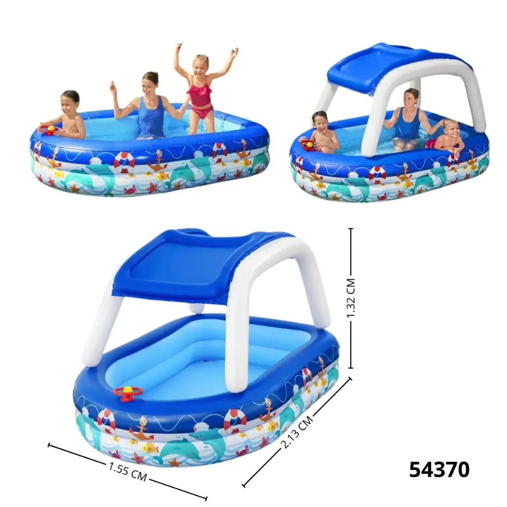 PISCINA CAPITAN 213 X155 X 132CM 54370