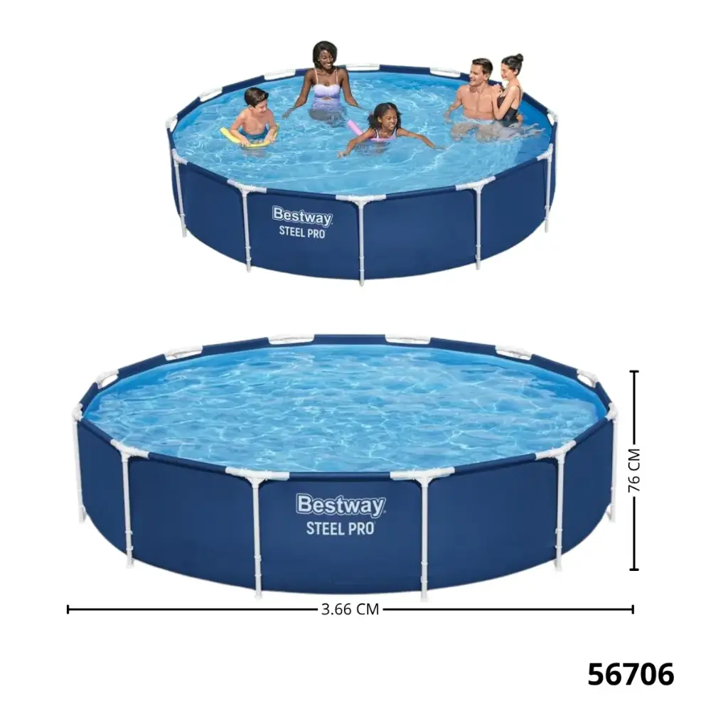 Piscina Estructural Redonda 366 x 76 cm 56706