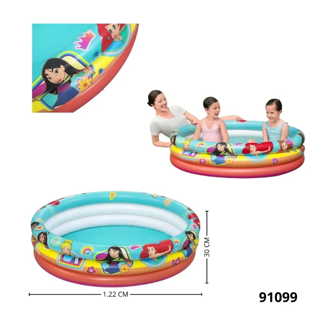 PISCINA 3 AROS BESTWAY DISNEY 1.22mx30cm 91099
