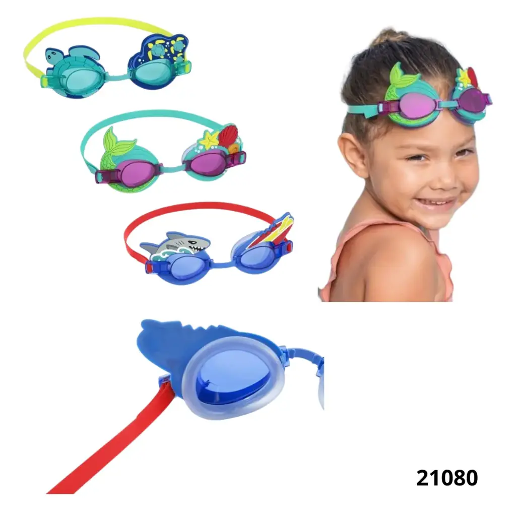 GAFAS DE NATACION ANIMALITOS BESTWAY 24 PCS 21080
