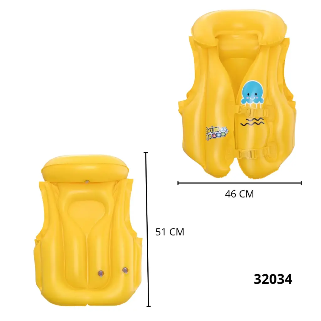 CHALECO INFLABLE 51 X 46 CM BESTWAY 24PCS 32034