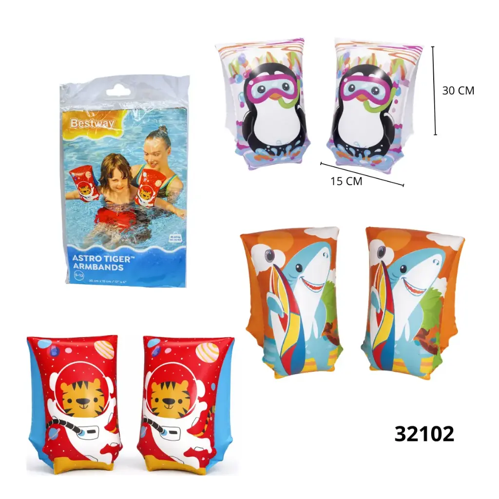 BRACITO INFLABLE TIGRE BESTWAY 32102