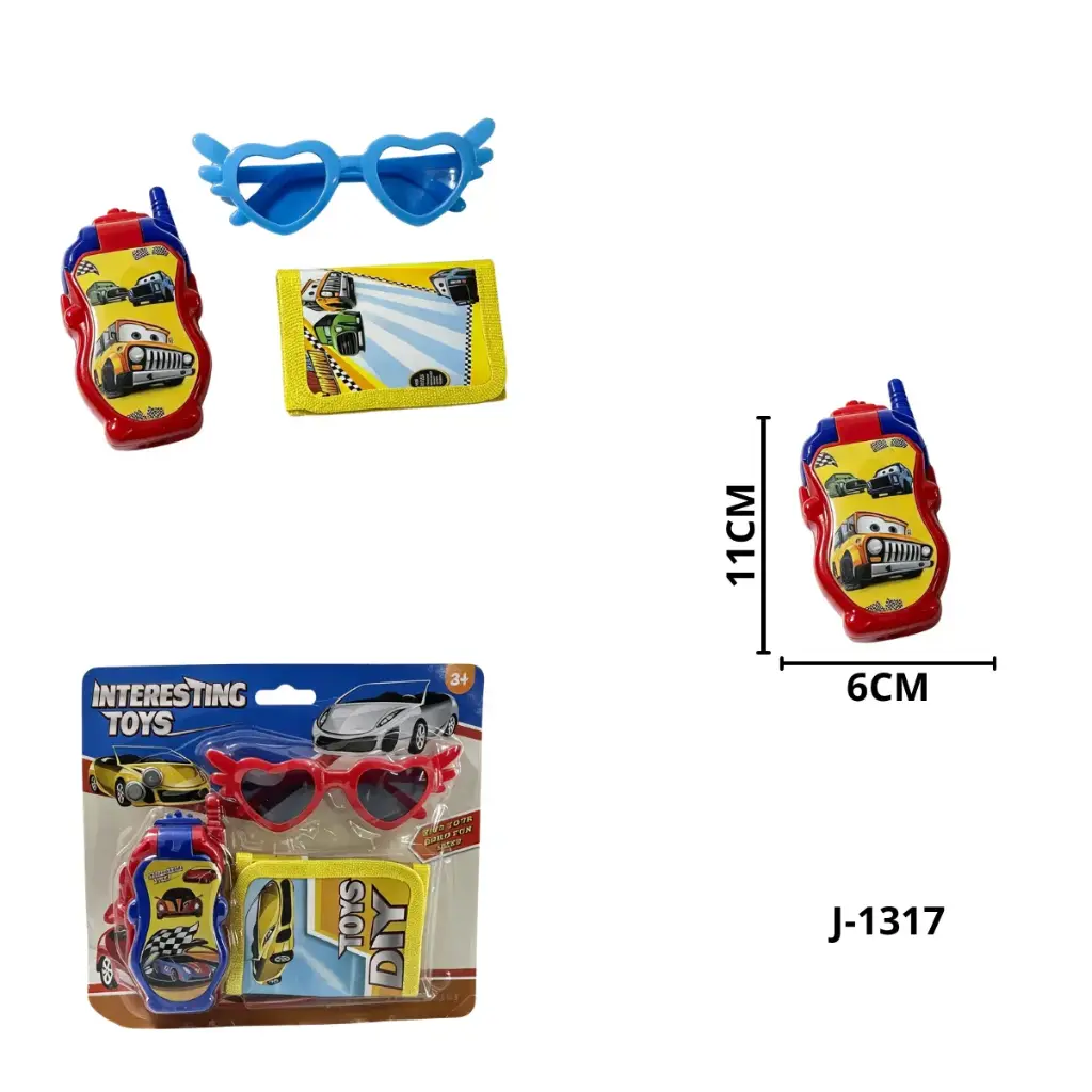 SET DE GAFAS CON CELULAR Y BILLETERA J-1317