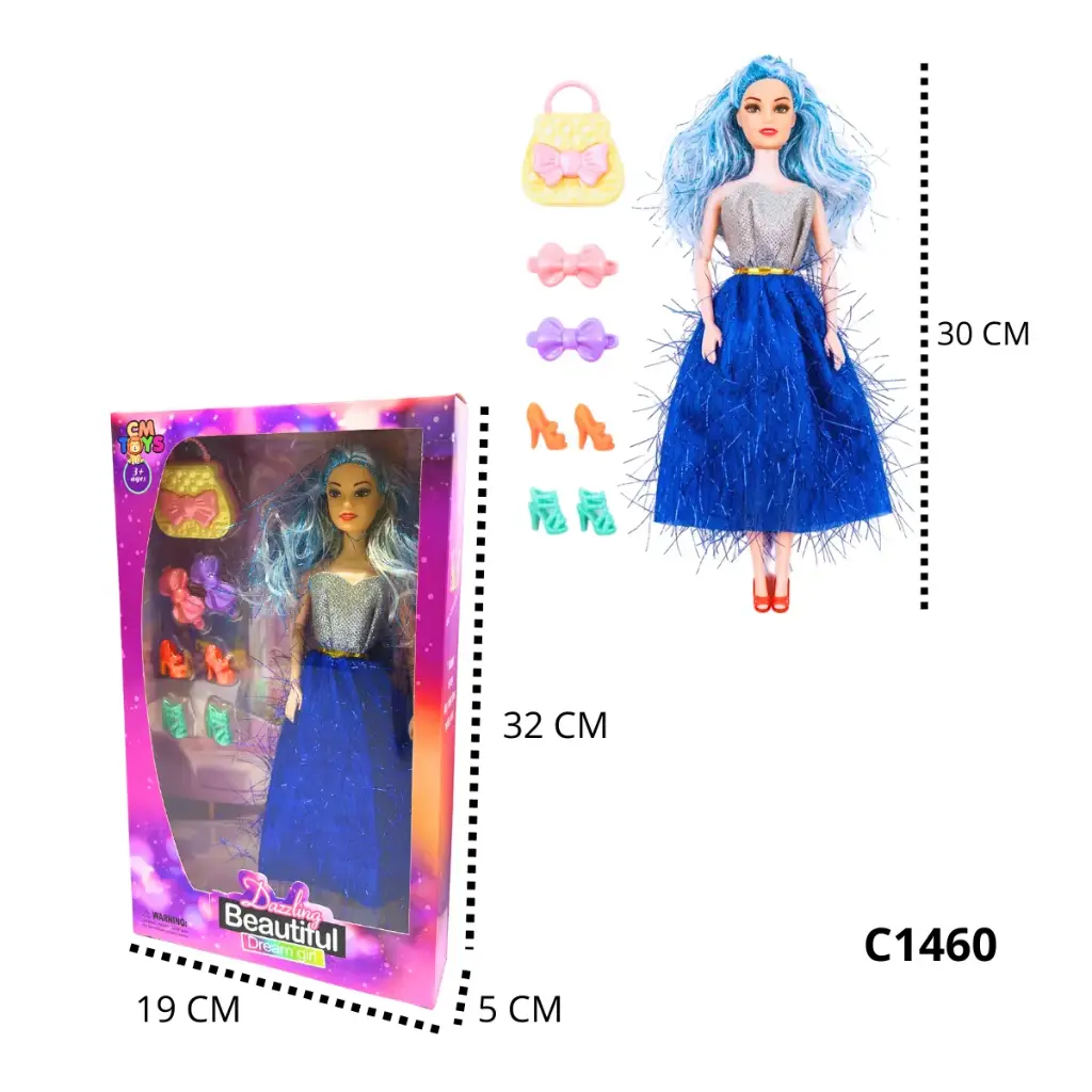 MUÑECA FLACA ACCESORIOS C1460