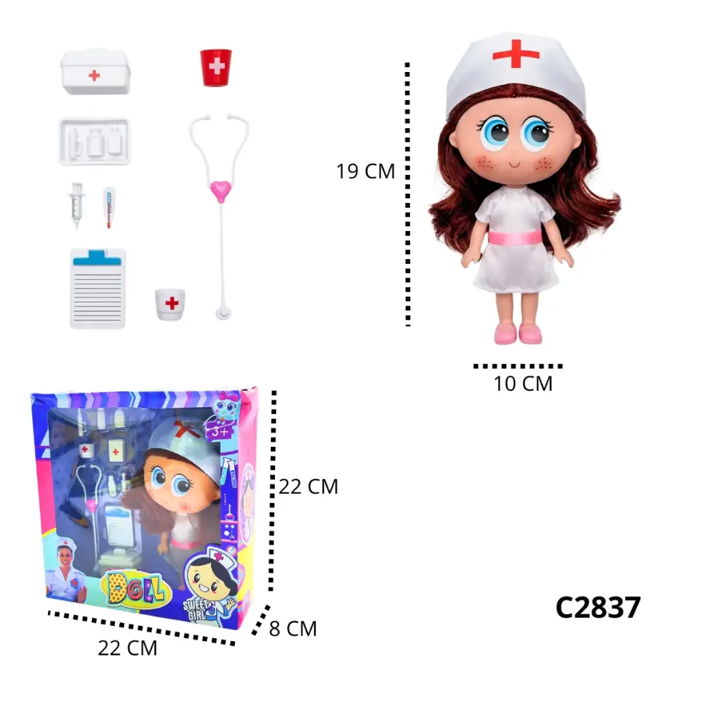 MUECA DOCTORA CON ACCESORIOS C2837