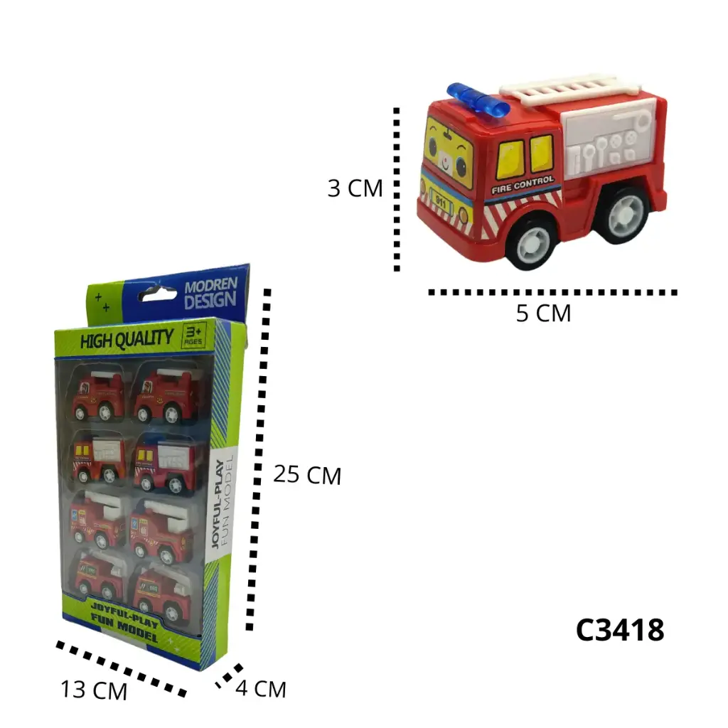 COLECCIÓN BOMBEROS EN CAJA C3418