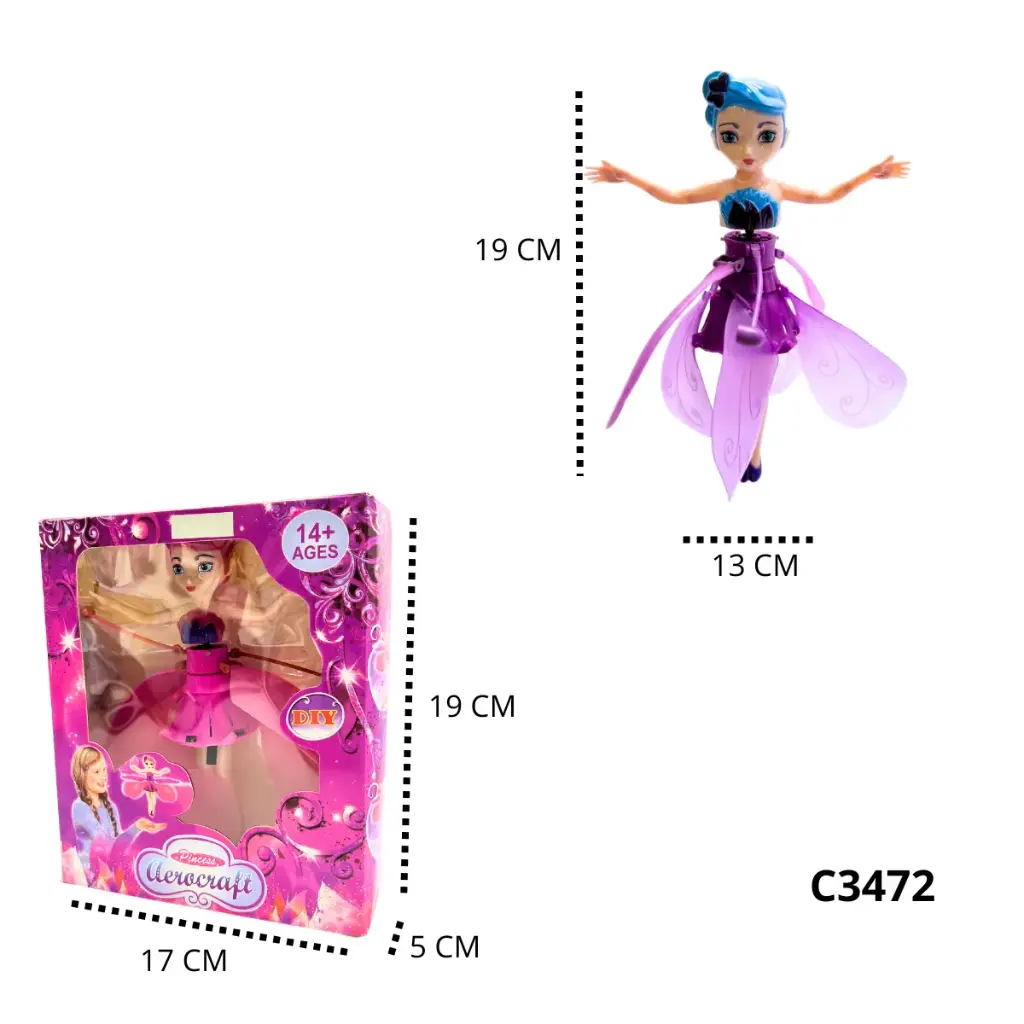 MUNECA VUELA C3472