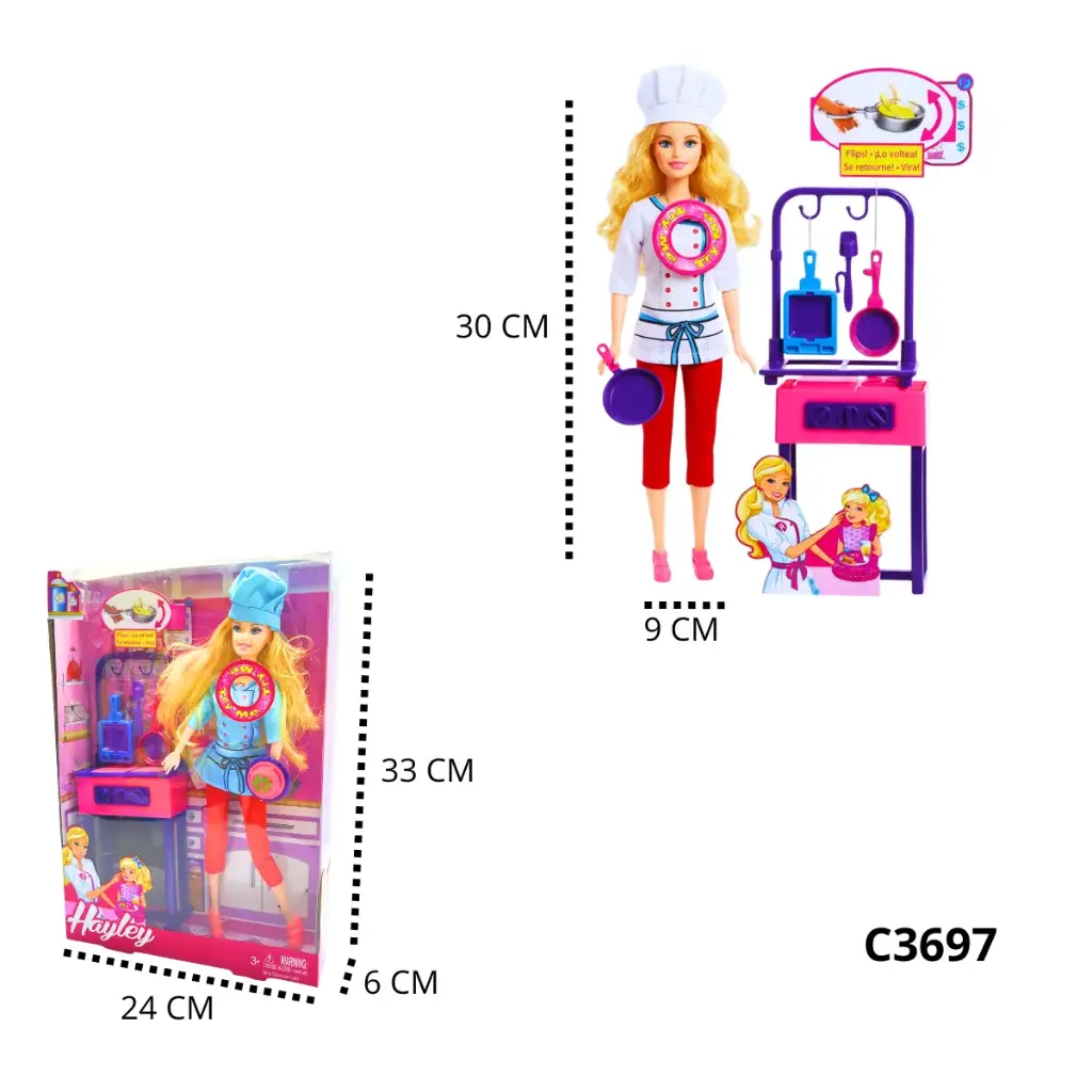 MUÑECAS CON ACCESORIOS C3697