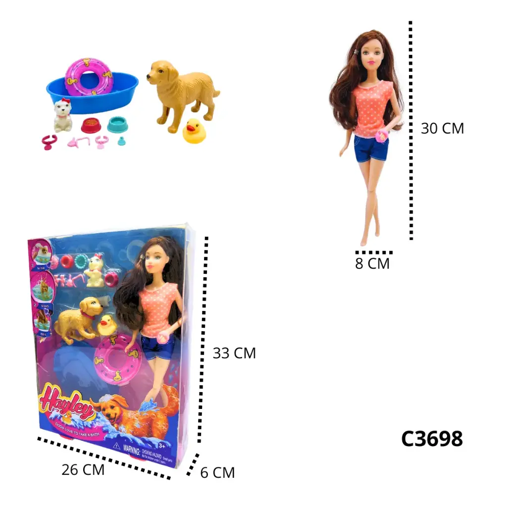 MUÑECA ACCESORIOS C3698