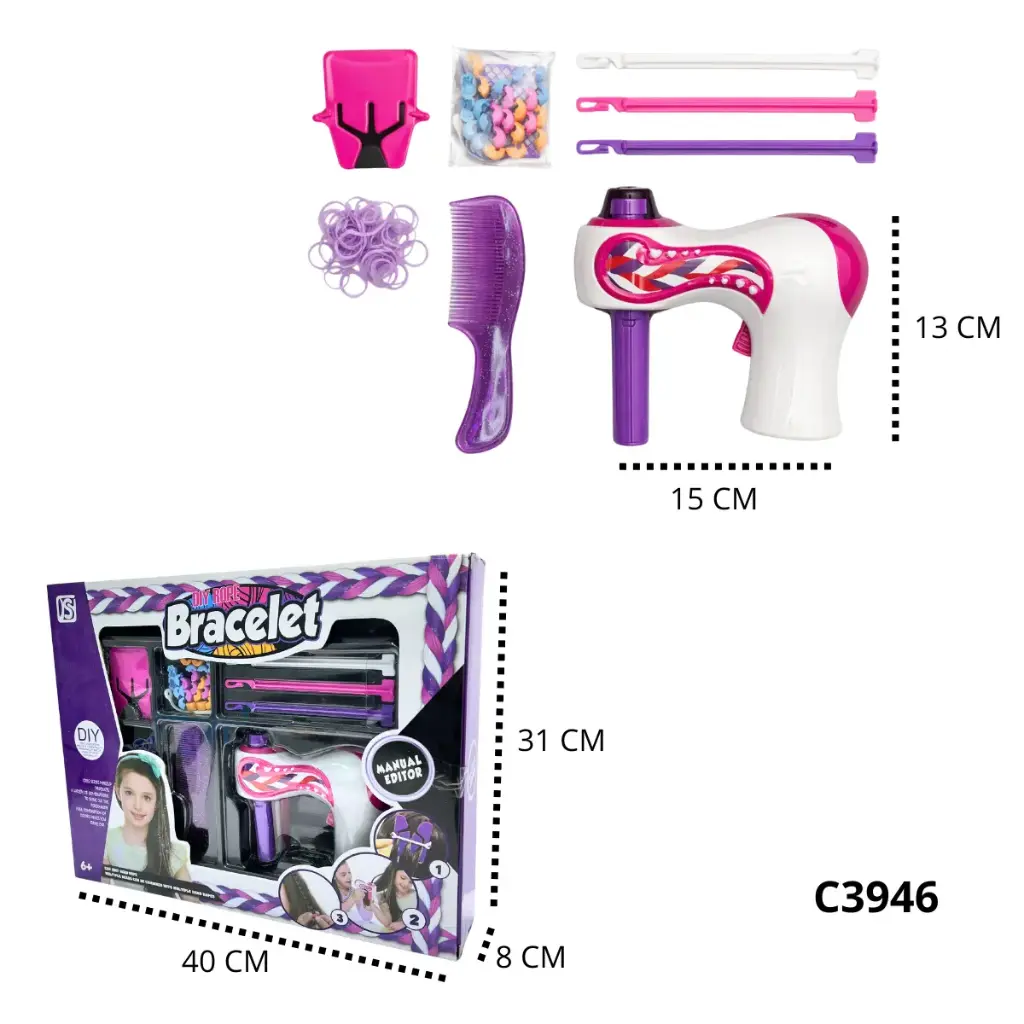 MAQUINA PARA HACER TRENZAS C3946