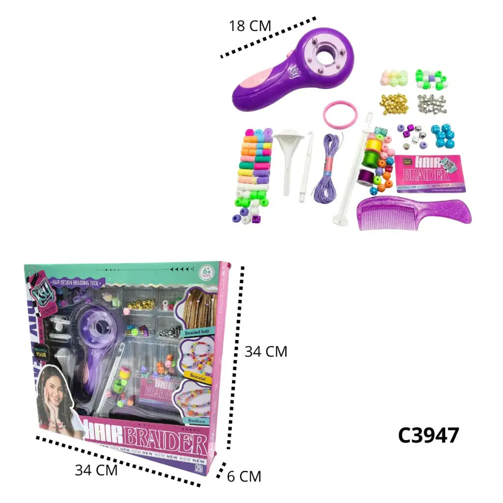 MAQUINA PARA ADORNAR CABELLO C3947