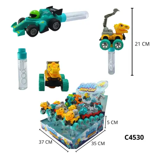 C4530 CARRO FORMULAY DINO BURBUJERA C4530