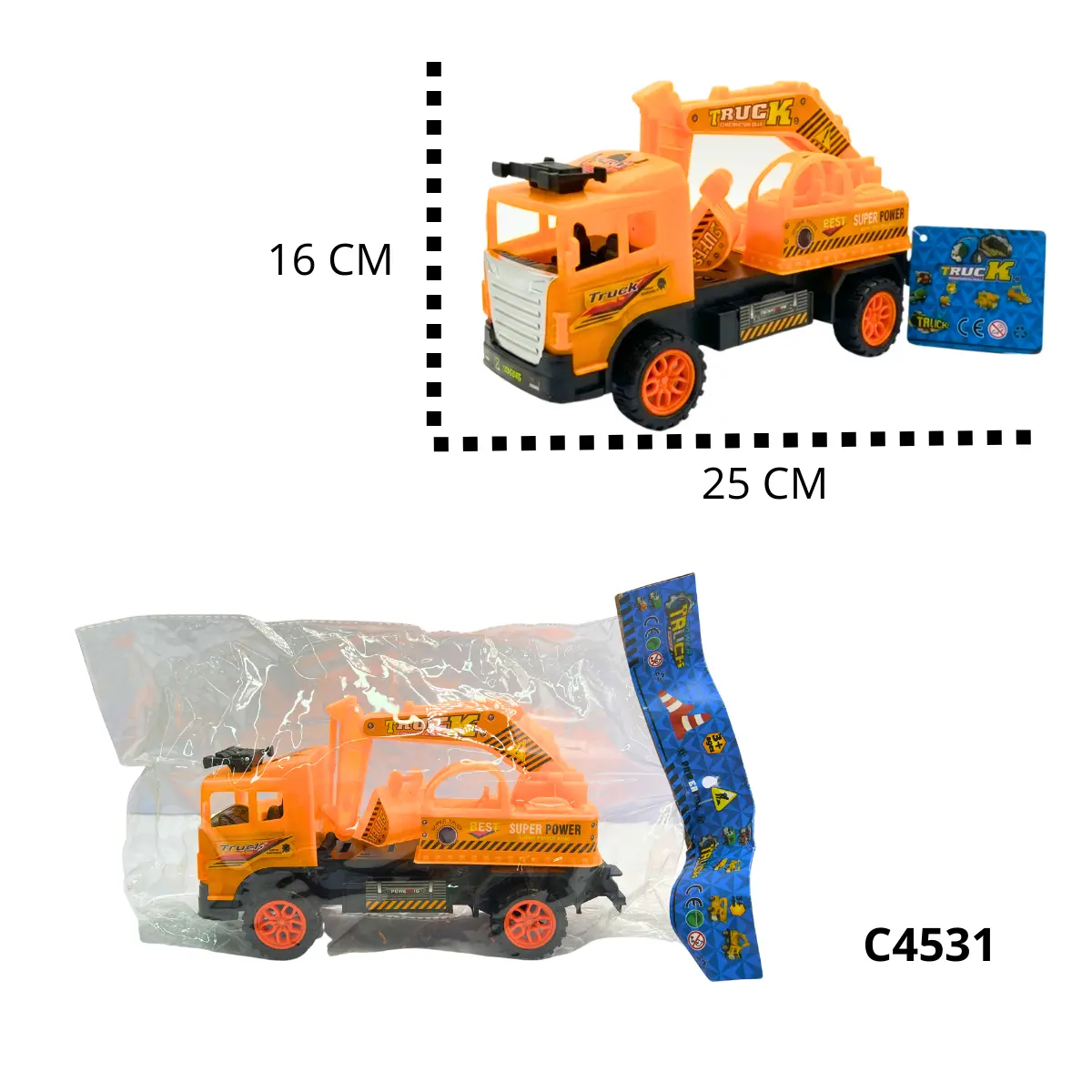 CARROS RETRO/GRUA STD BOLSA PVC C4531