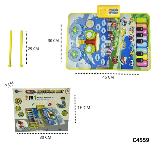 C4559 PIANO DIDACTICO 3en1 C4559