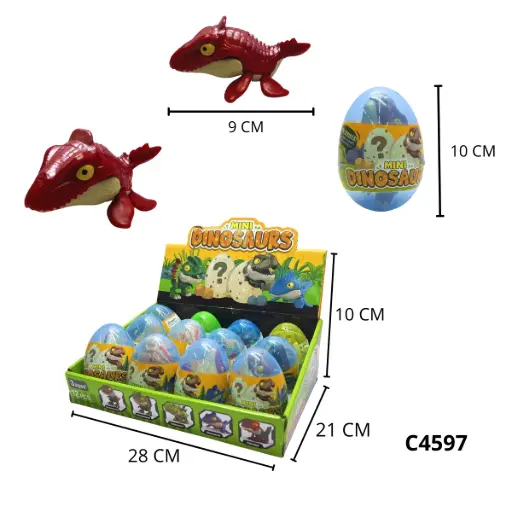 C4597 HUEVO DINO DIENTES C4597