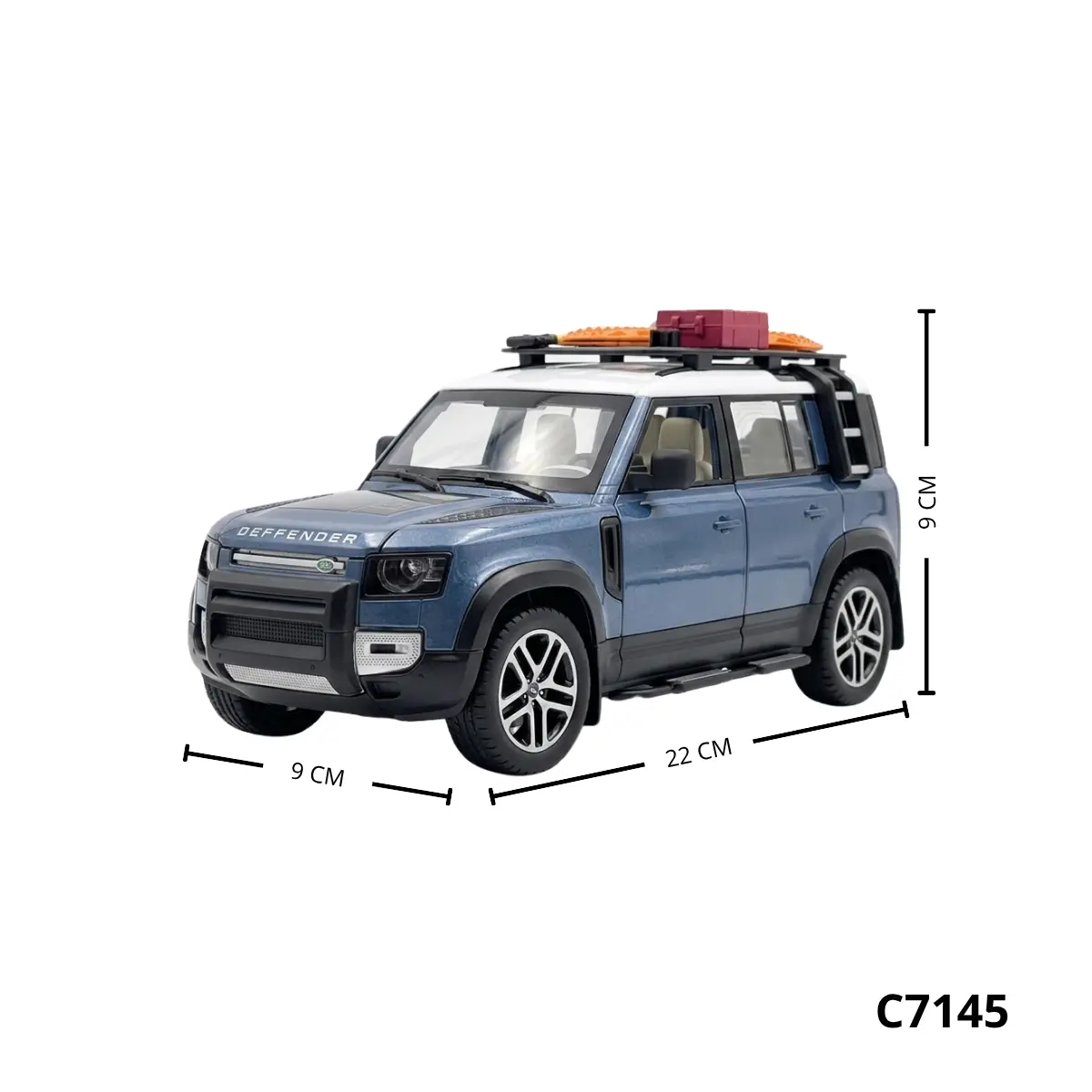 CARRO COLECCION METALICO DFENDER C7145