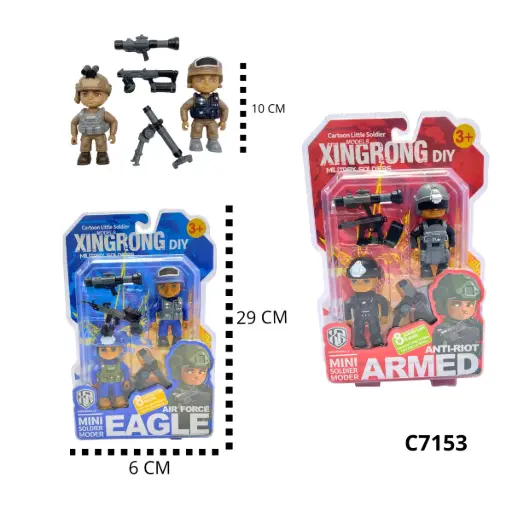 C7153 SOLDADO ACCESORIOS EN BLISTER C7153