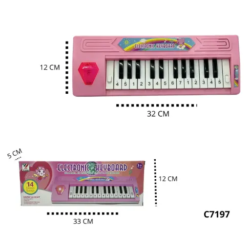 C7197 PIANO CON LUZ Y MUSICA C7197