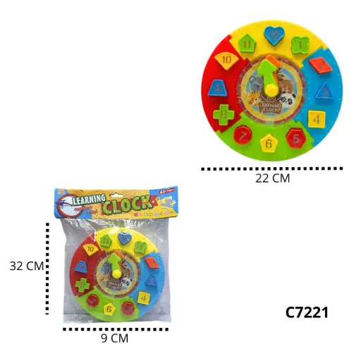 C7221 RELOJ CON FICHAS ARMABLES C7221