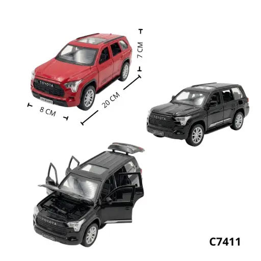 C7411 CARRO METALICO TOYOTA 1/24 C7411