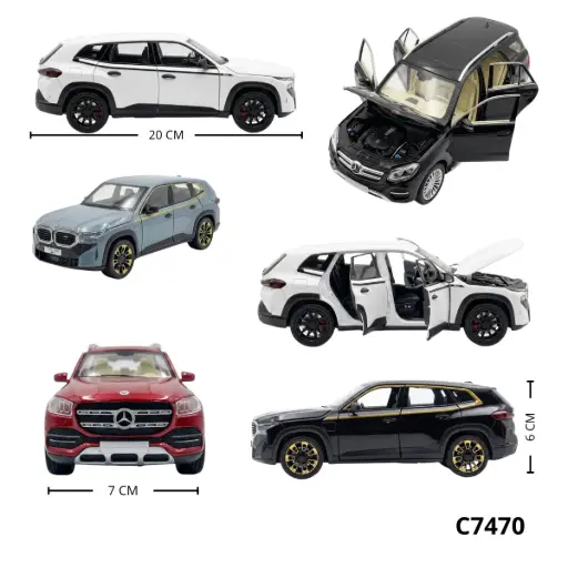 CARRO COLECCION METALICO MERCECES GLS C7470