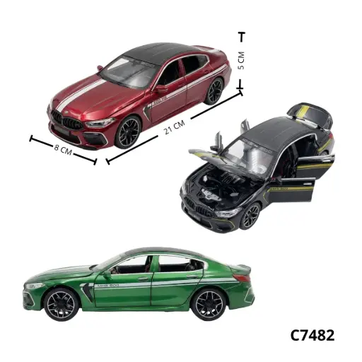 C7482 CARRO METALICO COLECCION BMW C7482