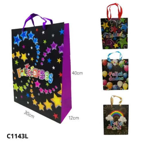 C1143L BOLSA DE REGALO FELICIDADES C1143L