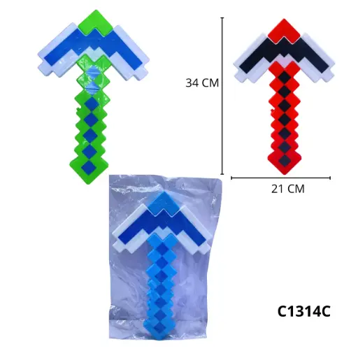 C1314C ESPADA MINECRAFT LUZ Y SONDIO 33CM C1314C