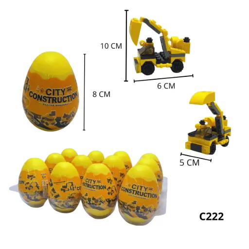 C222 HUEVOS SORPRESA EN DISPLAYMODELOS SURTIDOS C222