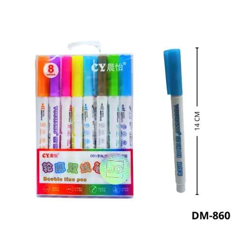 DM-860 SET MARCADORES X8 DM-860