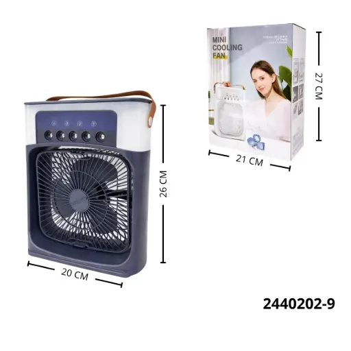 2440202-9 VENTILADOR PORTATIL CON UMIFICADOR CLIMATIZADOR 2440202-9