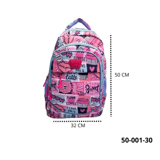 50-001-30 BOLSO ESCOLAR ESTAMPADO 50-001-30