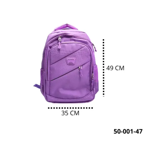50-001-47 BOLSO ESCOLAR COLOR LILA 50-001-47