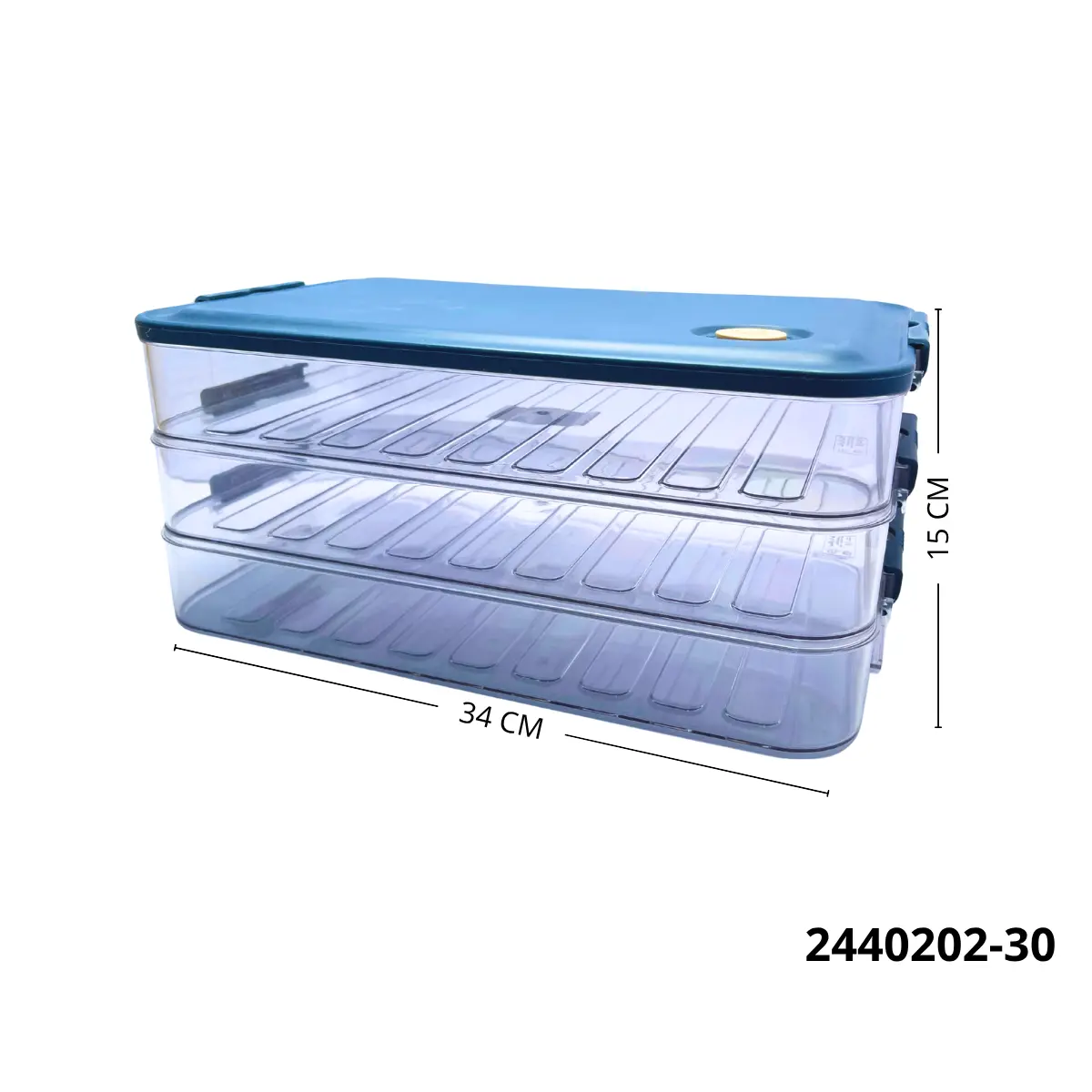 CAJA OGANIZADOR DE ALIMENTO PARA NEVERA （33.7*21.3*15cm 2440202-30
