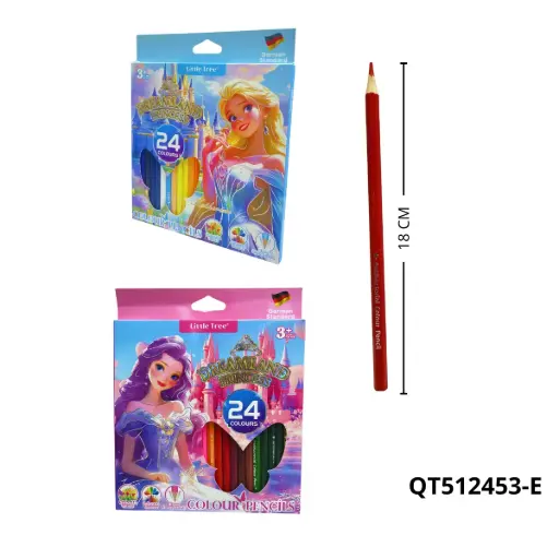 QT512453-E COLORES DE ALTA GAMA PRINCESA X24 PCS QT512453-E