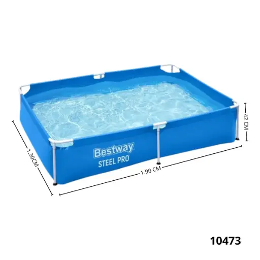 10473 PISCINA RIGIDA 190X130X42cm 10473