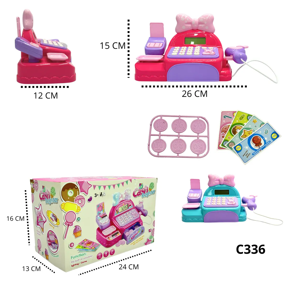 REGISTRADORA MOÑOS DULCES C336