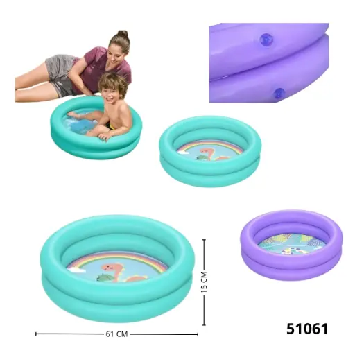 51061 PISCINA INFANTIL 61 X 15CM 12 PCS 51061