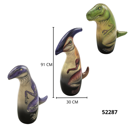 52287 PORFIADO DINOSAURIO BESTWAY 24 PCS 52287