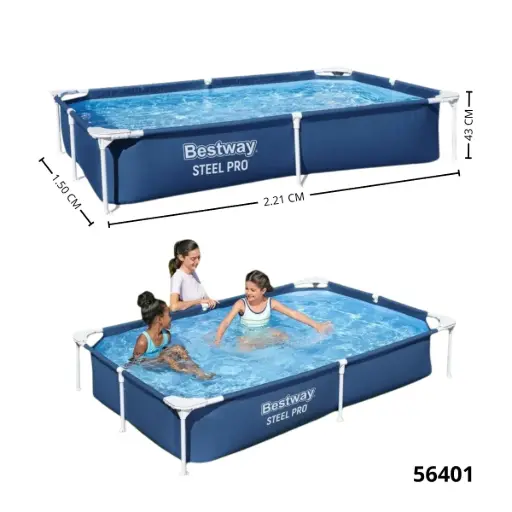 56401 PISCINA ESTRUCTURAL RECTANGULAR BESTWAY 56401