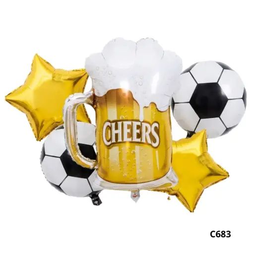 C683 GLOBO BOUQUET CHEERS C683
